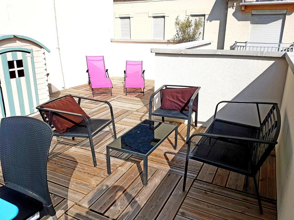 Les Fruits De Mer, Terrasse Sud, Parking Gratuit, Calme Et Tout A Pied Berck Exterior foto